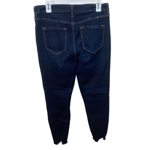 Kancan Moriah High Rise Skinny Jeans Button Fly Dark Wash Denim - Picture 4 of 6